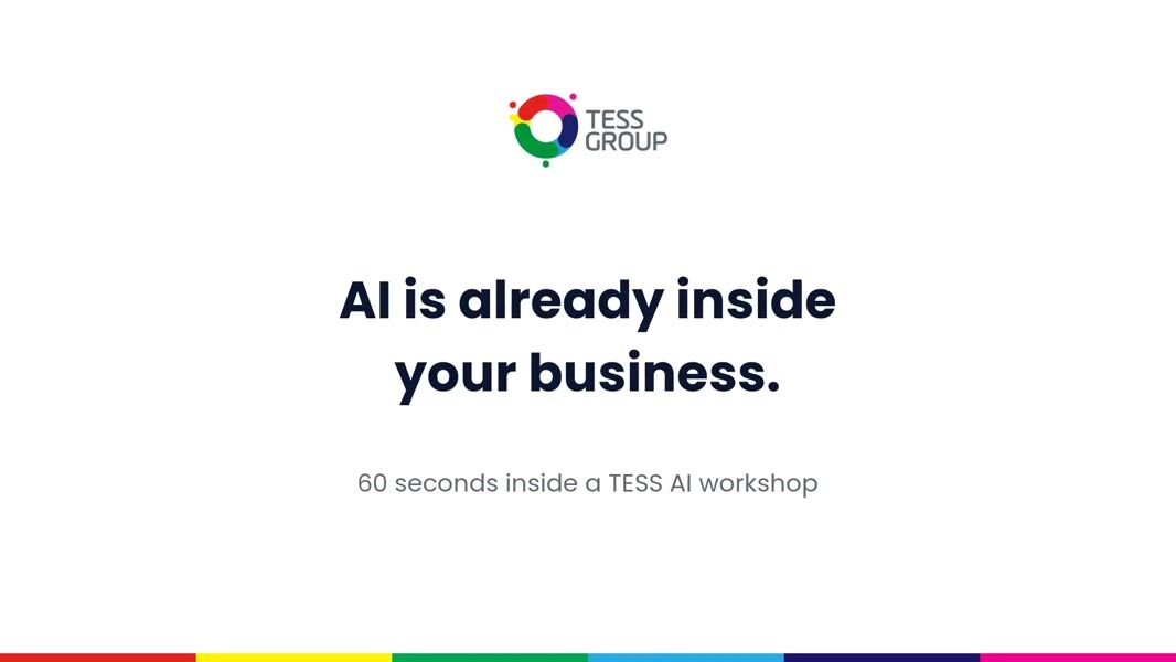 60-second snapshot from a live TESS AI workshop — AI & Automation Practitioner (ST1512) apprenticeship